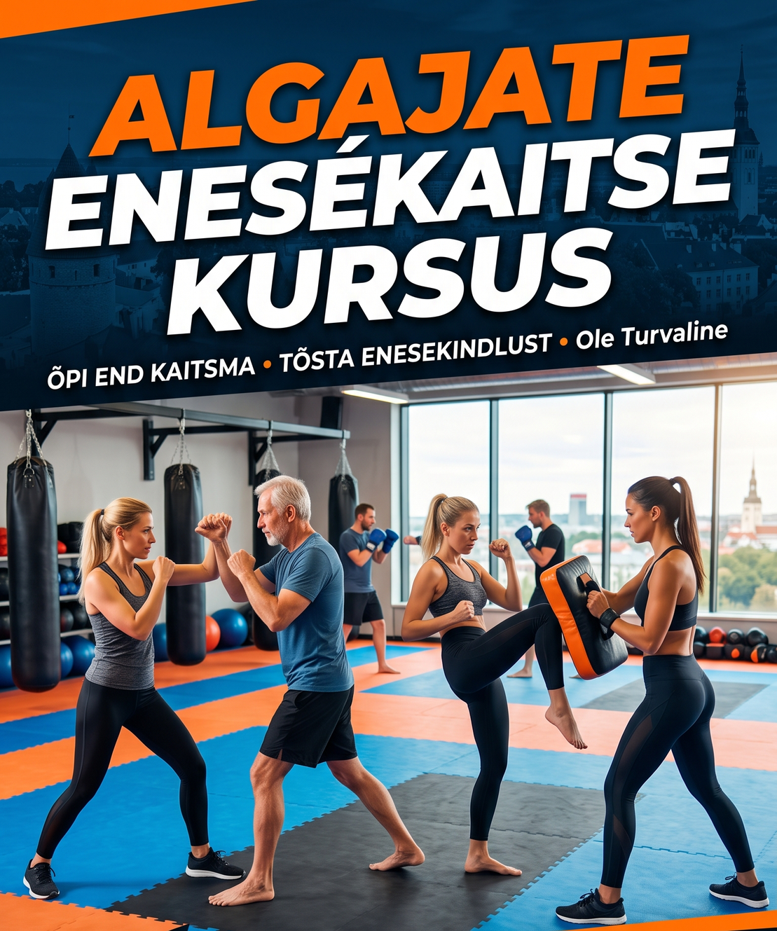 Algajate enesekaitsetreening Tallinnas